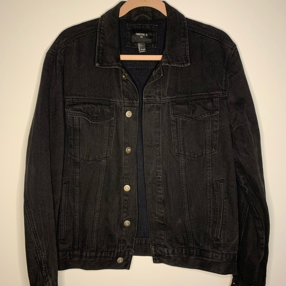 Forever 21 Black Denim Jacket